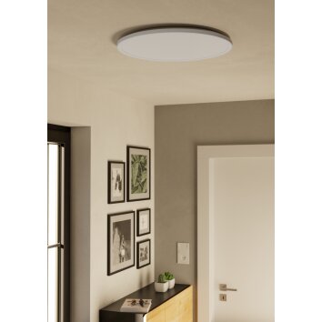 ROVITO-R Plafonnier Luminaires Eglo LED Blanc, Télécommandes
