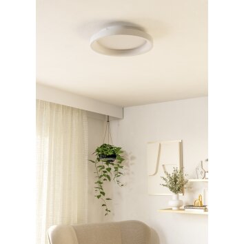 LORETELLO Plafonnier, Applique murale / Plafonnier Luminaires Eglo LED Blanc, Télécommandes