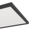 ROVITO Plafonnier Luminaires Eglo LED Noir, Changeur de couleurs