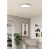 EGLO Plafonnier Luminaires Eglo LED Nickel mat, Changeur de couleurs