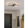 SERPINS Plafonnier Luminaires Eglo LED Noir