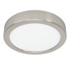 EGLO Plafonnier Luminaires Eglo LED Nickel mat, Changeur de couleurs