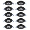 GEDREZ Spot encastrable Luminaires Eglo LED Noir, Changeur de couleurs