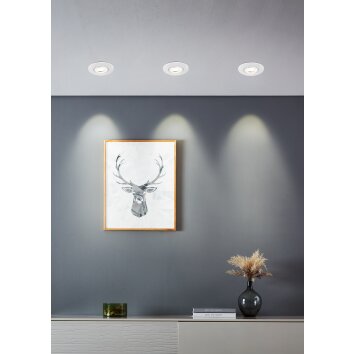 GEDREZ Spot encastrable Luminaires Eglo LED Blanc, Changeur de couleurs