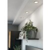 EGLO Spot encastrable Luminaires Eglo LED Nickel mat, Changeur de couleurs