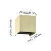 VALMONTONE Applique murale Luminaires Eglo LED Laiton