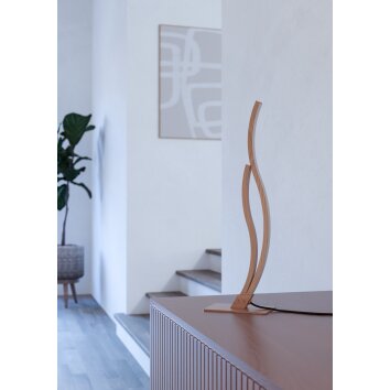 GRISOLIA Lampe à poser Luminaires Eglo LED Brun