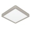 EGLO Plafonnier Luminaires Eglo LED Nickel mat, Changeur de couleurs