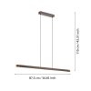 LISCIANA Suspension Luminaires Eglo LED Gris