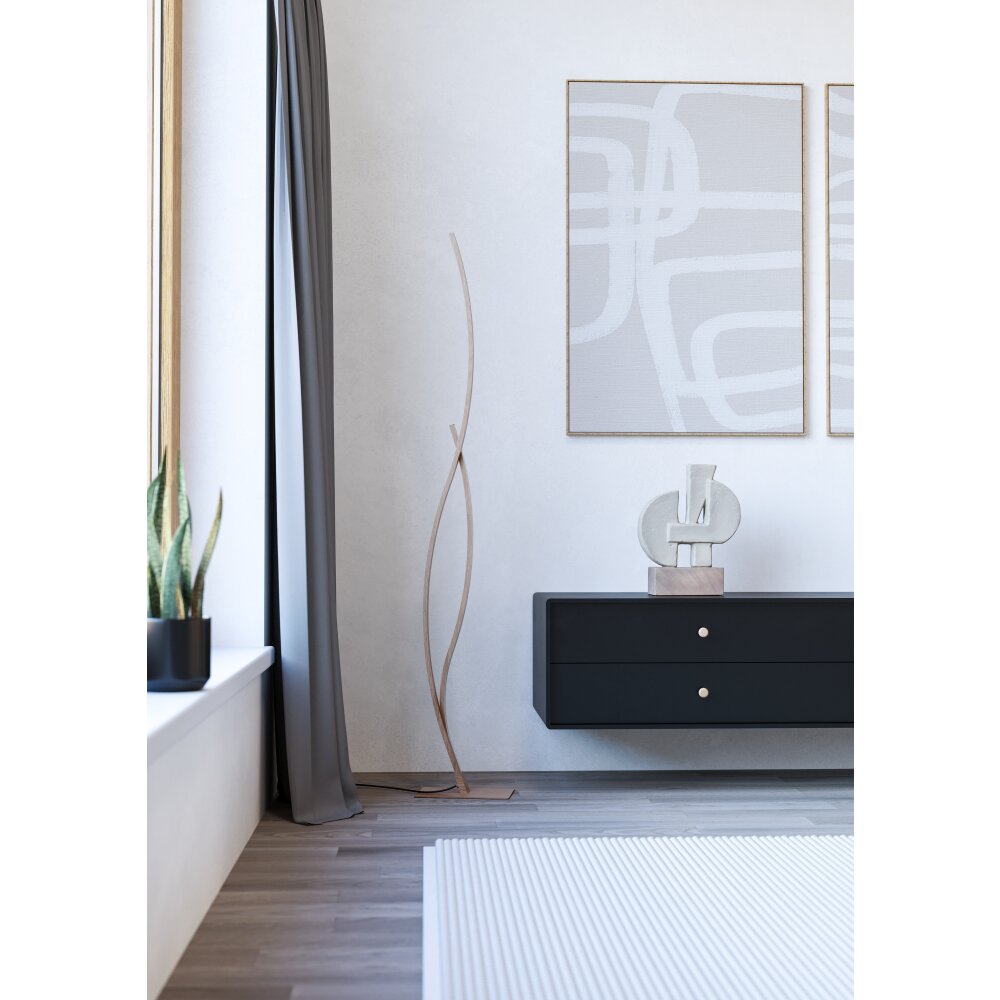 GRISOLIA Lampadaire Luminaires Eglo LED Brun main product photo