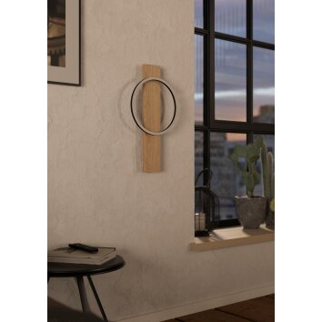 BOYAL Applique murale Luminaires Eglo LED Brun, Noir