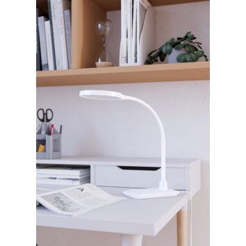 LAURO Lampe à poser Luminaires Eglo LED Blanc