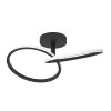 CONGIUNTI Plafonnier Luminaires Eglo LED Noir, Changeur de couleurs