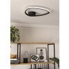 MOSCHELLA Plafonnier Luminaires Eglo LED Noir, Changeur de couleurs