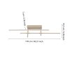 TREPILIANO Plafonnier Luminaires Eglo LED Sable
