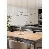 VILLEGGI Suspension Luminaires Eglo LED Noir, Changeur de couleurs