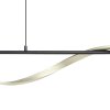 CONAPRATO Suspension Luminaires Eglo LED Laiton, Noir