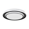 MOSCHETTA Plafonnier Luminaires Eglo LED Noir, Changeur de couleurs