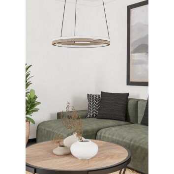 MEZZOMONTE Suspension Luminaires Eglo LED Sable, Télécommandes