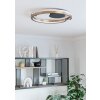 MEZZOMONTE Plafonnier Luminaires Eglo LED Bronze, Noir, Télécommandes