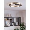 MEZZOMONTE Plafonnier Luminaires Eglo LED Bronze, Noir, Télécommandes
