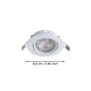 FAVAZZINA Spot encastrable Luminaires Eglo LED Blanc