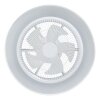 mit Ventilateur de plafond lumineux Luminaires Eglo LED blanc mat, Télécommandes, Changeur de couleurs