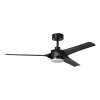 ORCUTT Ventilateur de plafond lumineux Luminaires Eglo LED Noir, Télécommandes