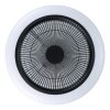 mit Ventilateur de plafond lumineux Luminaires Eglo LED Noir, Blanc, Télécommandes