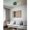 mit Ventilateur de plafond lumineux Luminaires Eglo LED Noir, Télécommandes, Changeur de couleurs