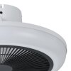 mit Ventilateur de plafond lumineux Luminaires Eglo LED Noir, Blanc, Télécommandes