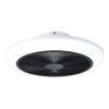 mit Ventilateur de plafond lumineux Luminaires Eglo LED Noir, Blanc, Télécommandes, Changeur de couleurs