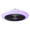 mit Ventilateur de plafond lumineux Luminaires Eglo LED Noir, Blanc, Télécommandes, Changeur de couleurs