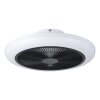 mit Ventilateur de plafond lumineux Luminaires Eglo LED Noir, Blanc, Télécommandes, Changeur de couleurs