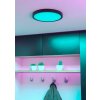 6-Z Plafonnier Luminaires Eglo LED Noir, Changeur de couleurs