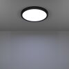 6-Z Plafonnier Luminaires Eglo LED Noir, Changeur de couleurs