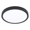 6-Z Plafonnier Luminaires Eglo LED Noir, Changeur de couleurs