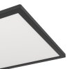 ROVITO-Z Plafonnier Luminaires Eglo LED Noir, Changeur de couleurs