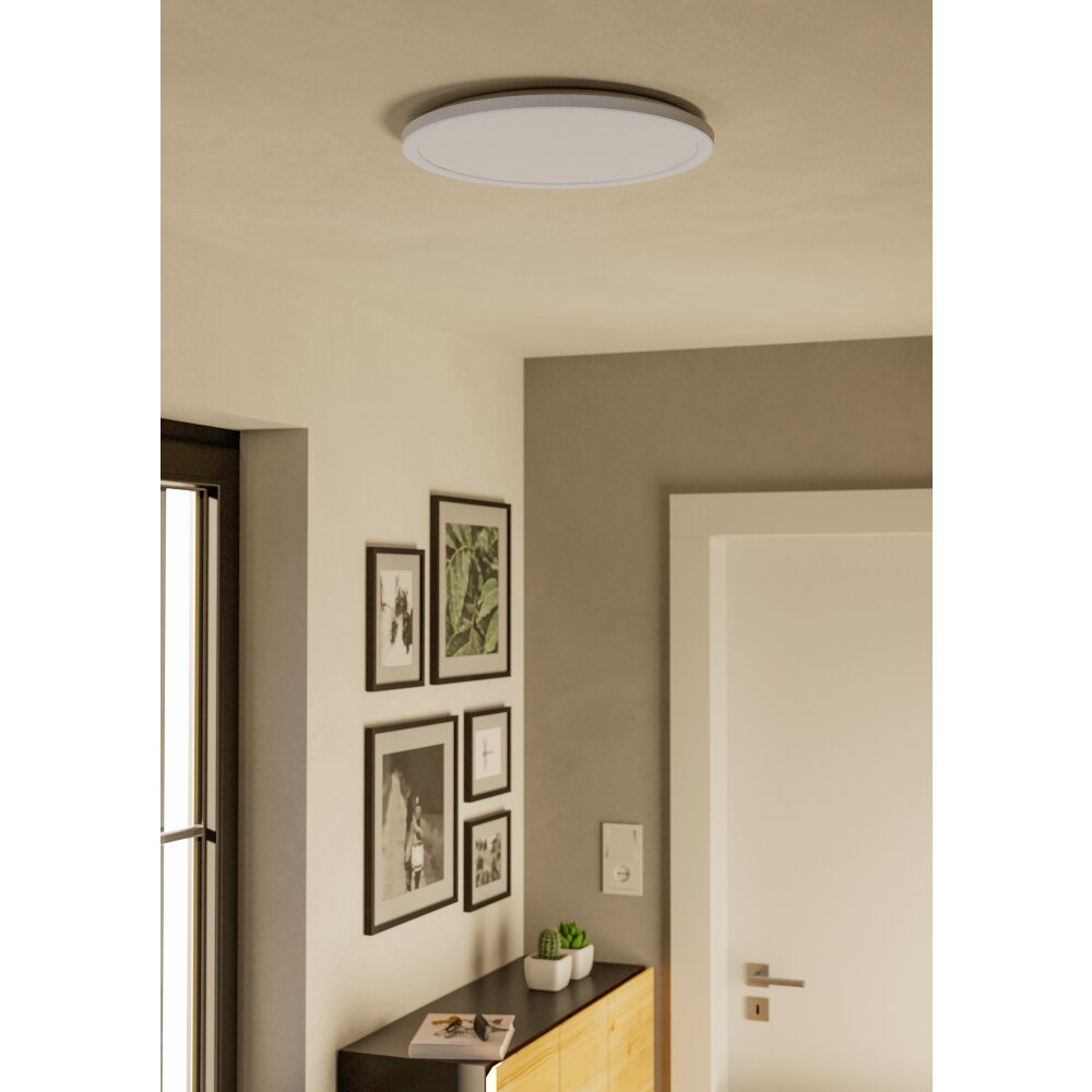 ROVITO-Z Plafonnier Luminaires Eglo LED Blanc, Changeur de couleurs main product photo