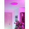 6-Z Plafonnier, Applique murale Luminaires Eglo LED Nickel mat, Changeur de couleurs