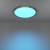 6-Z Plafonnier, Applique murale Luminaires Eglo LED Nickel mat, Changeur de couleurs