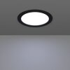 6-Z Spot encastrable Luminaires Eglo LED Noir, Changeur de couleurs