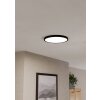 6-Z Plafonnier, Applique murale Luminaires Eglo LED Noir, Changeur de couleurs