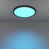 6-Z Plafonnier, Applique murale Luminaires Eglo LED Noir, Changeur de couleurs