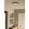 ROVITO-Z Plafonnier Luminaires Eglo LED Noir, Changeur de couleurs