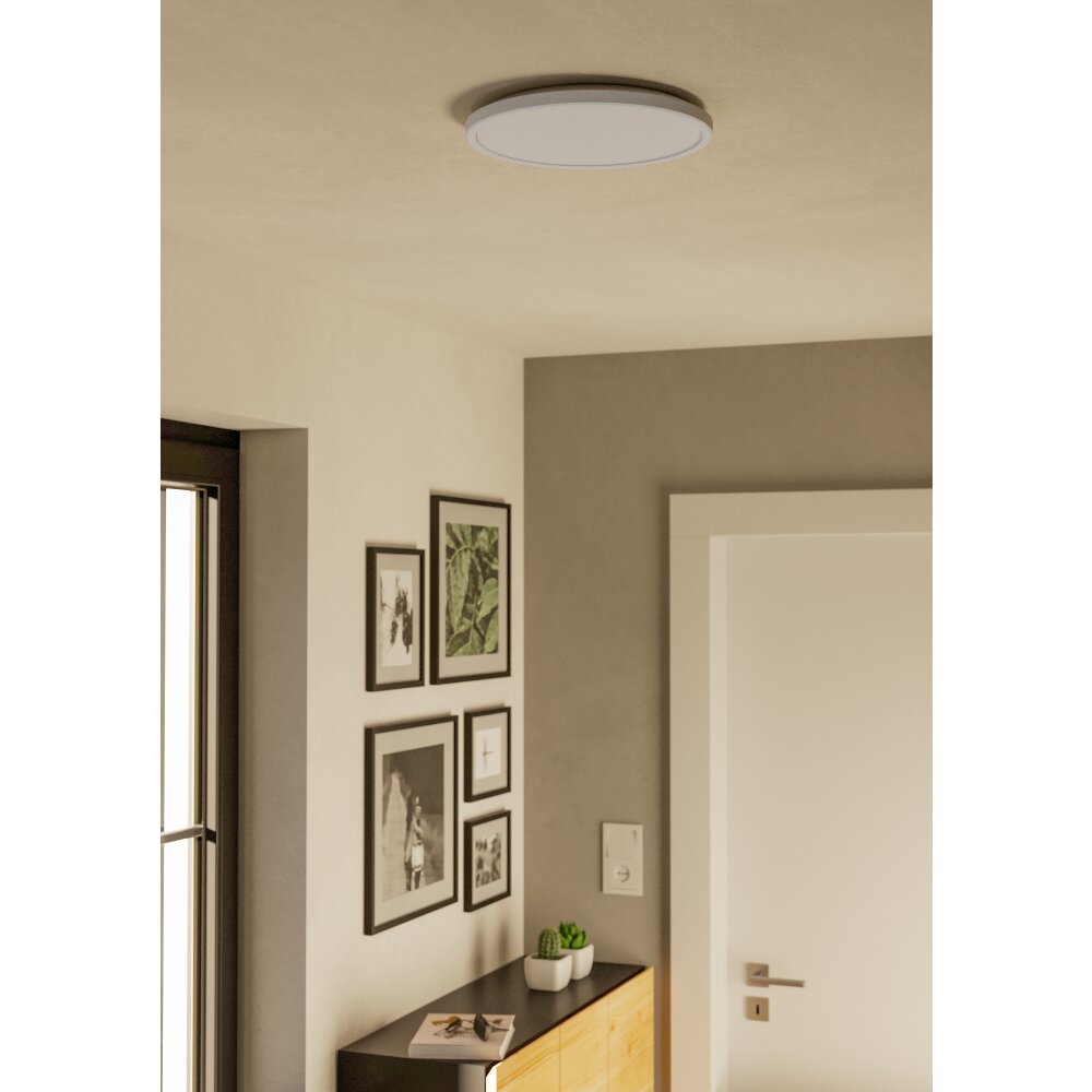 ROVITO-Z Plafonnier Luminaires Eglo LED Blanc, Changeur de couleurs main product photo