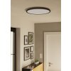 ROVITO-Z Plafonnier Luminaires Eglo LED Noir, Changeur de couleurs