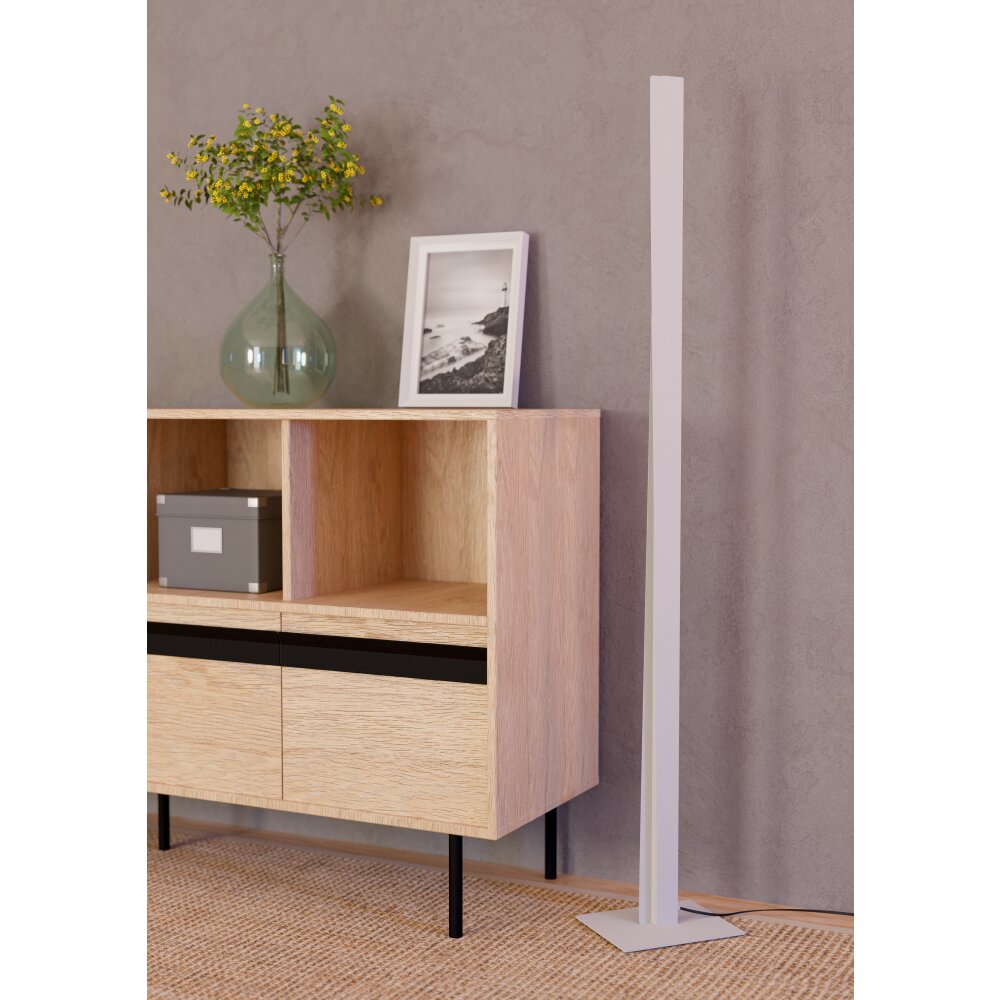 BOLOGNANO-Z Lampadaire Luminaires Eglo LED Gris, Changeur de couleurs main product photo