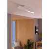 BOLOGNANO-Z Plafonnier Luminaires Eglo LED Gris, Changeur de couleurs