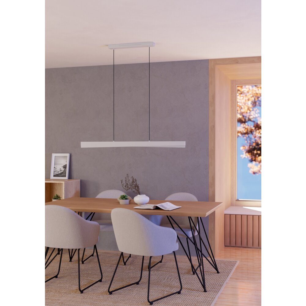 BOLOGNANO-Z Suspension Luminaires Eglo LED Gris, Changeur de couleurs main product photo